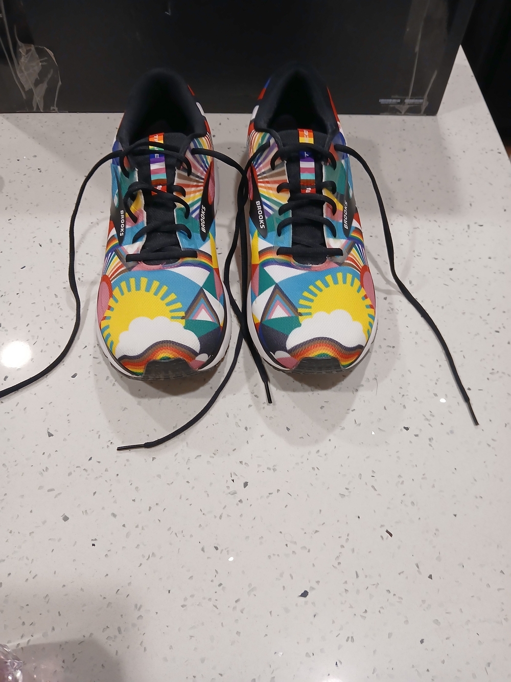 Kids Rainbow Graphic Sneakers - Brooks